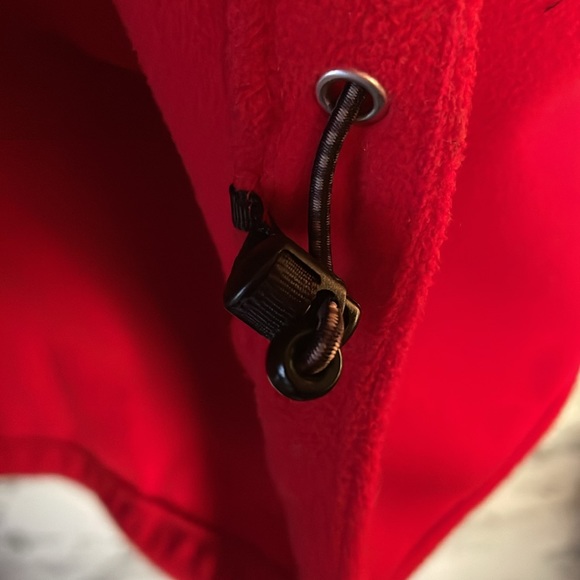 Lands’End size 3xl red womens fleece zip up jacket. - Picture 5 of 6